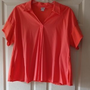 Chico's Vibrant Coral Blouse
